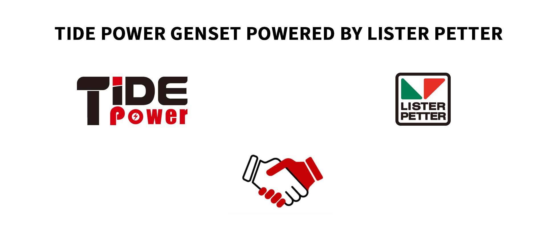 Tide power genset powered by lister petter