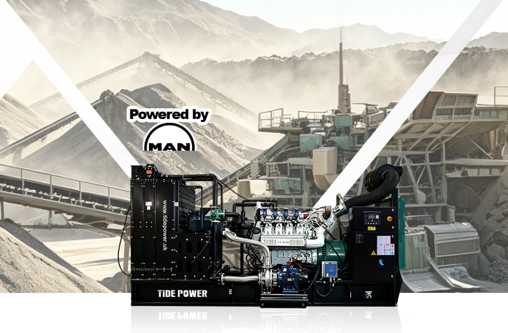 Groupes Générateurs à Gaz MAN de Tide Power : La Solution Énergétique Préférée pour l'Exploitation Minière et les Centres de Données dans le Monde