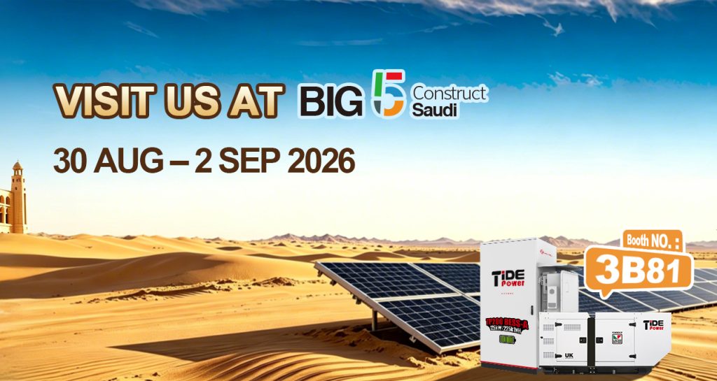 Visit Tide Power at Big 5 Construct Saudi 2026
