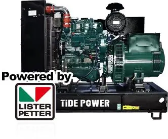 Powered by Lister Petter 18-635kVA